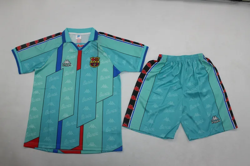 Barcelona 1996/97 Away Kids Kit — 1