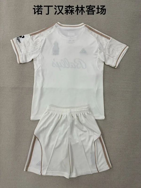 Nottingham Forest 2025/26 Away Kids Kit — 2