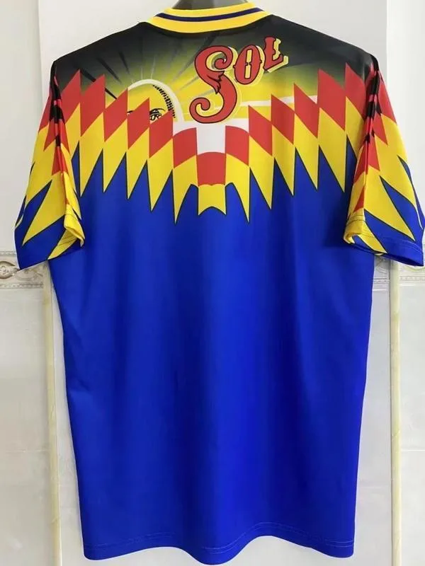 Club América 1995 Away Shirt Blue — 2