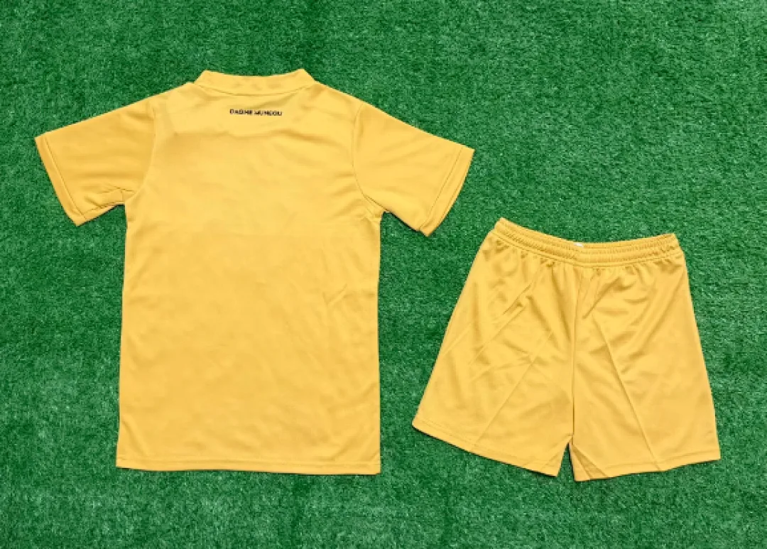 Monaco 2025/26 Third Kids Kit Yellow