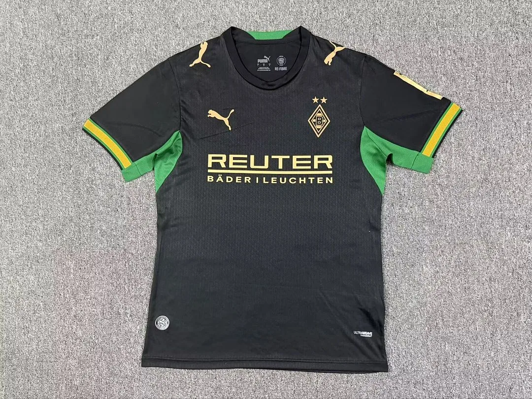 Borussia Mönchengladbach 2026/27 Extérieur Maillot Version Joueur Black — 2