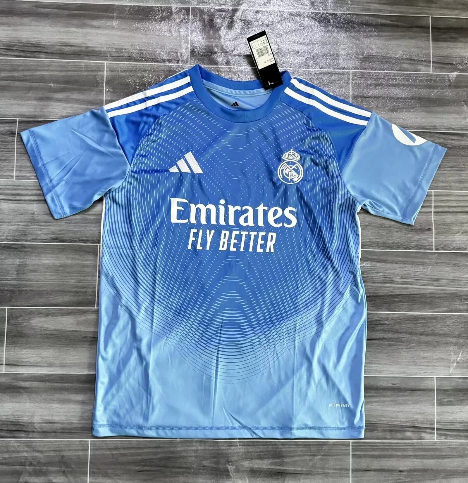Real Madrid 2025/26 Gardien Maillot Concept Blue