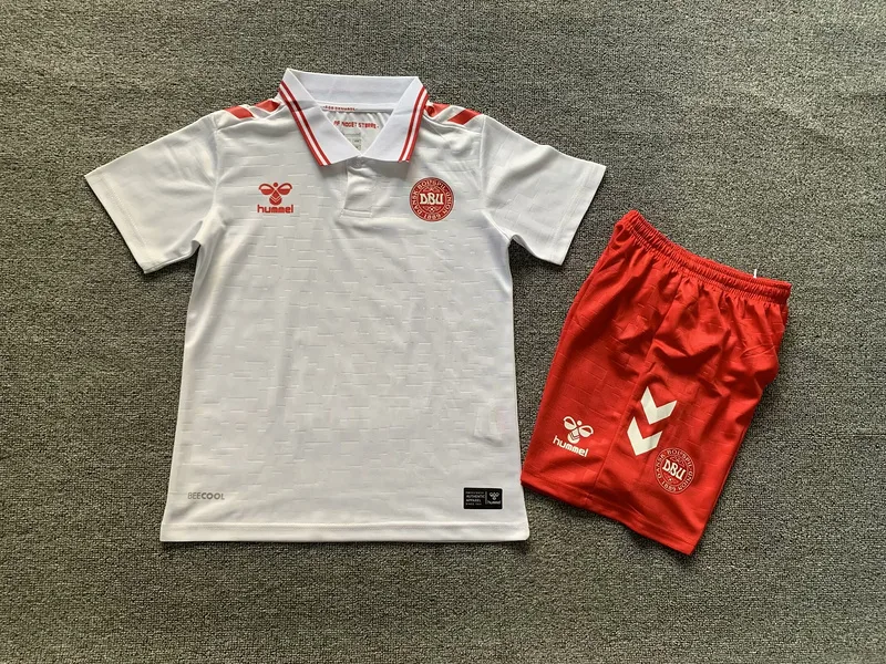 Denmark 2024/25 Away Kids Kit