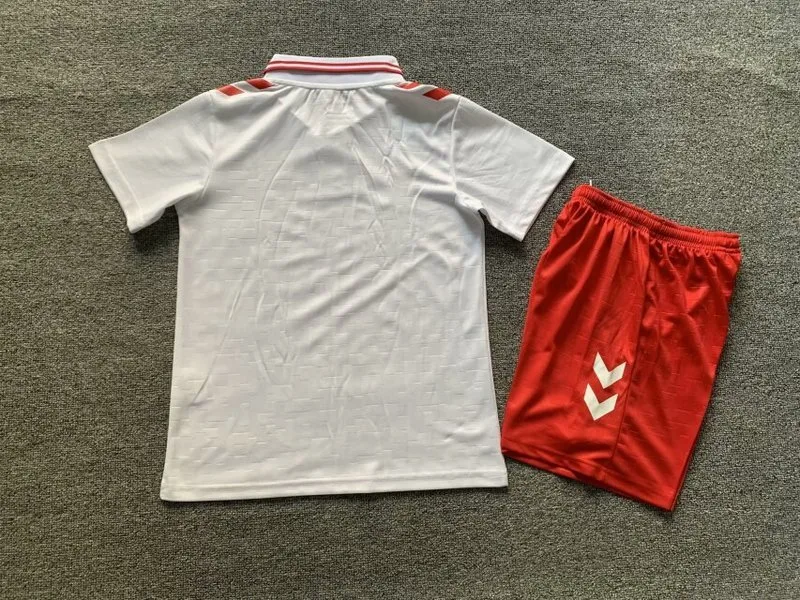 Denmark 2024/25 Away Kids Kit — 2