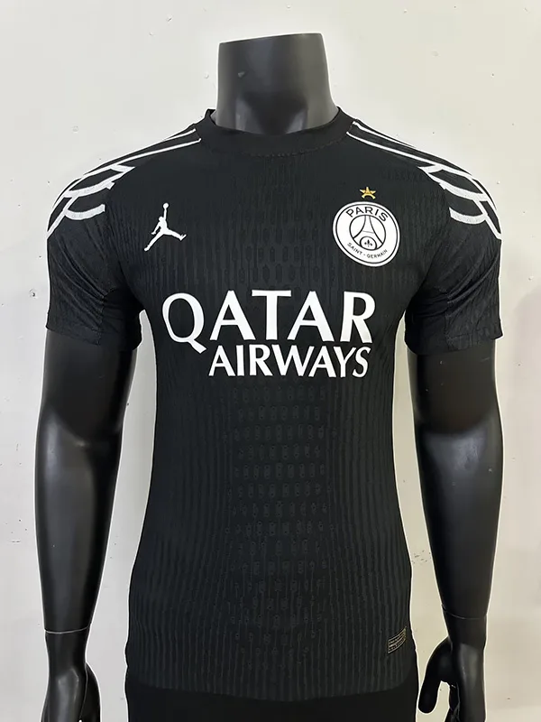 Paris Saint-Germain 2025/26 Camiseta Versión Jugador Black Championship