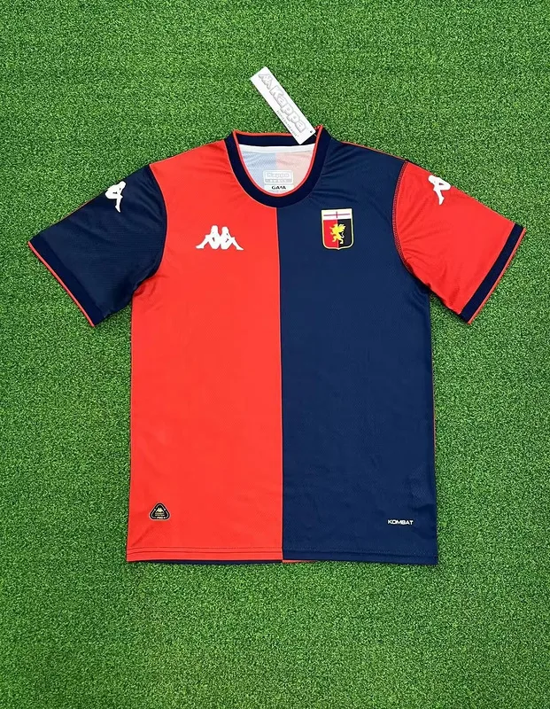 Genoa 2024/25 Domicile Maillot Manches Courtes — 2