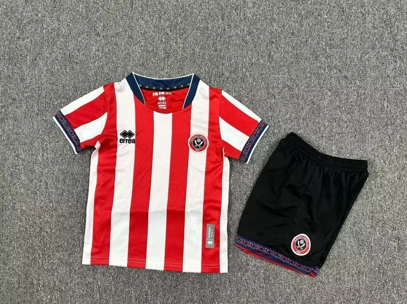 Sheffield United 2025/26 Home Kids Kit