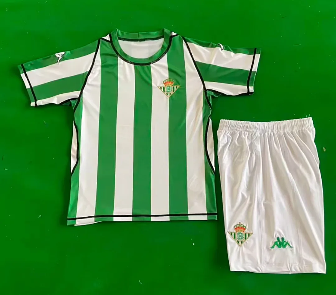 Real Betis 2003/04 Primera Equipación Conjunto de Niño
