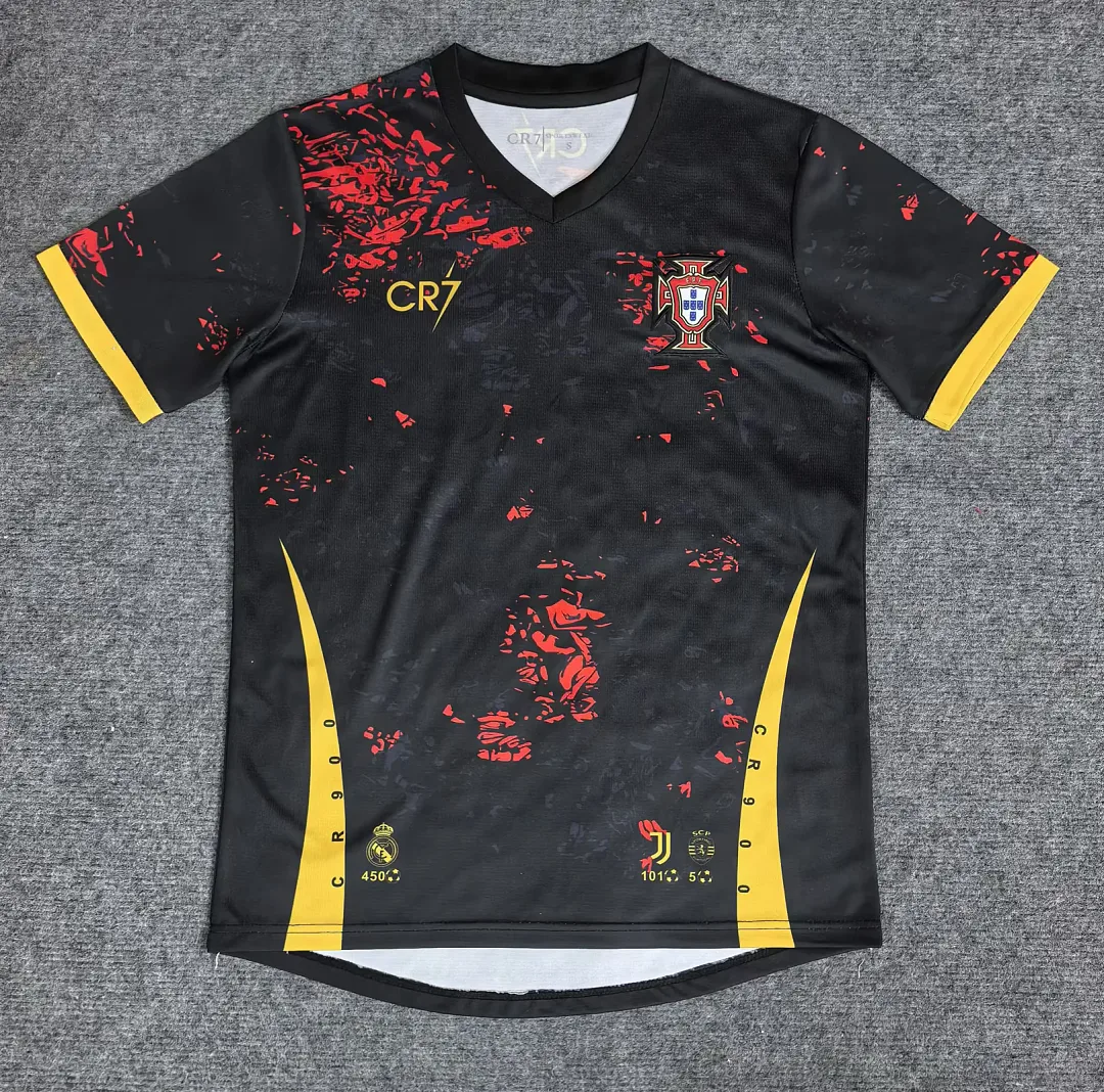 Portugal 2026 Shirt Black — 2