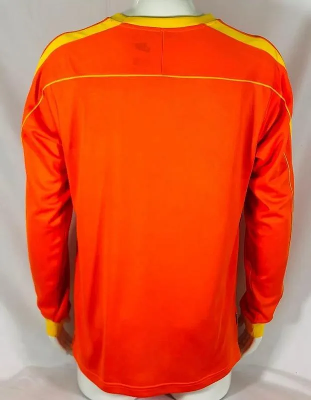 Brazil Goalkeeper Shirt Long Sleeve Orange