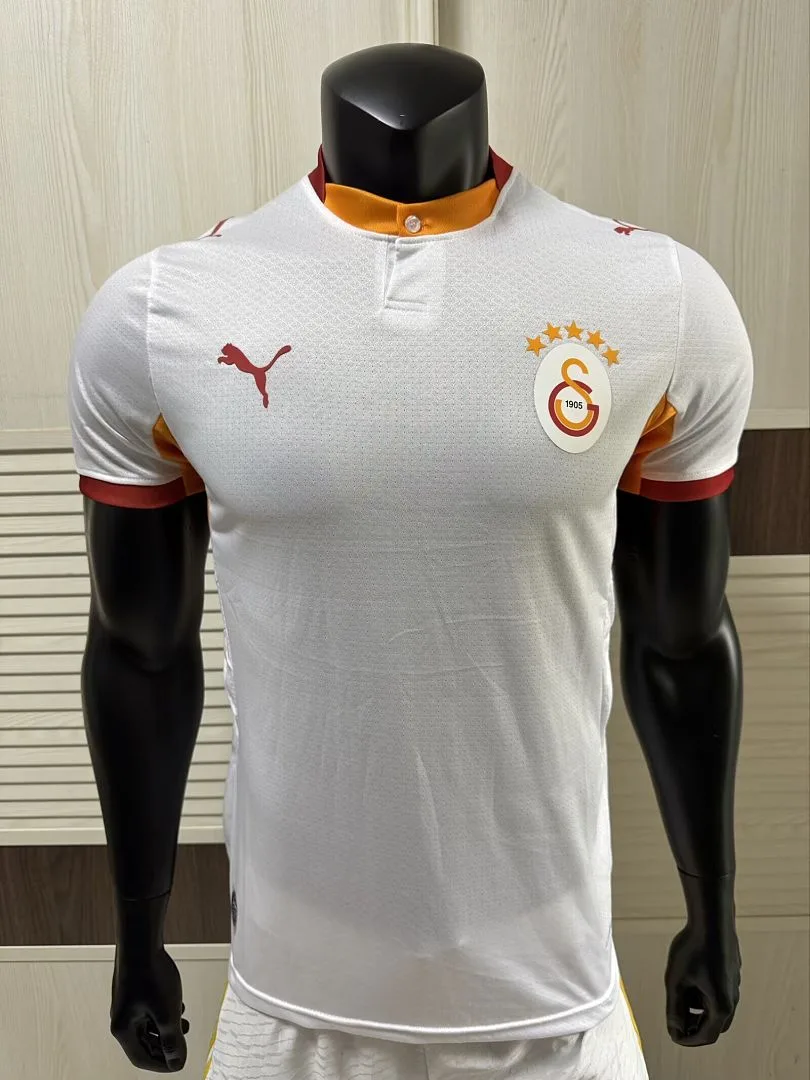 Galatasaray 2026/27 Away Shirt Player Version White — 2
