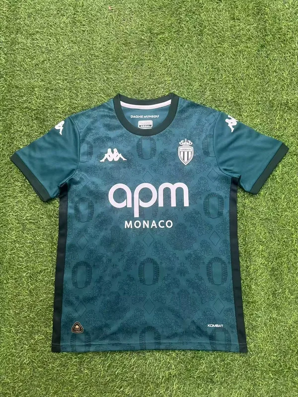 Monaco 2025/26 Third Shirt Green — 2