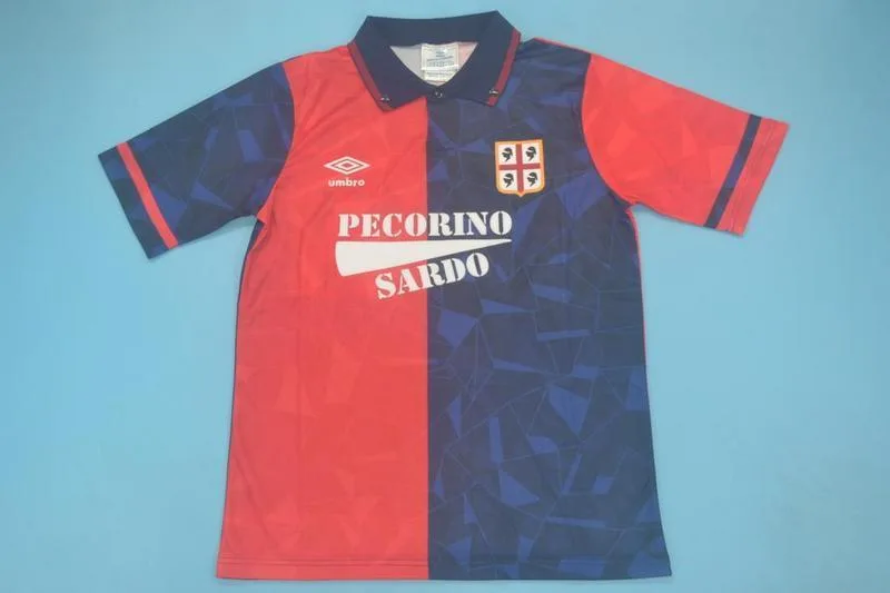 Cagliari 1991/92 Home Shirt — 1