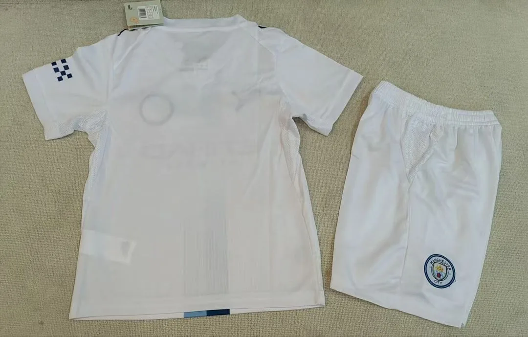 Manchester City 2026/27 Third Ensemble Enfant White