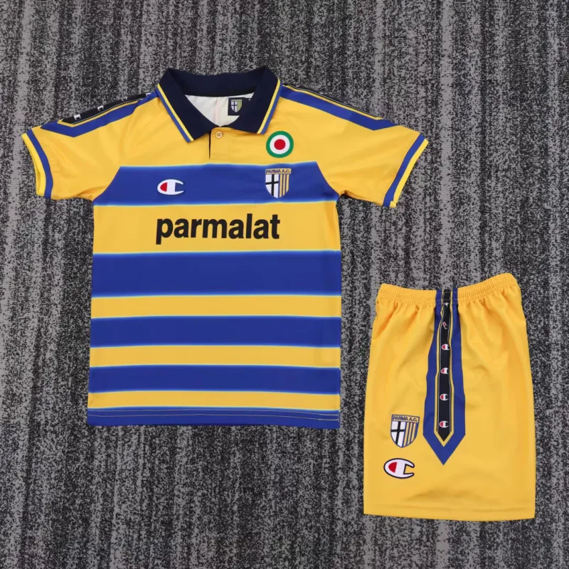 Parma 1999/00 Home Kids Shirt