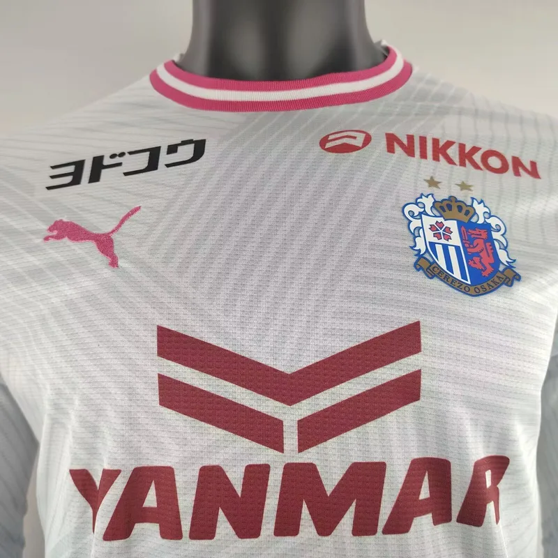 Cerezo Osaka 2025/26 Maillot Manches Longues Version Joueur White — 2