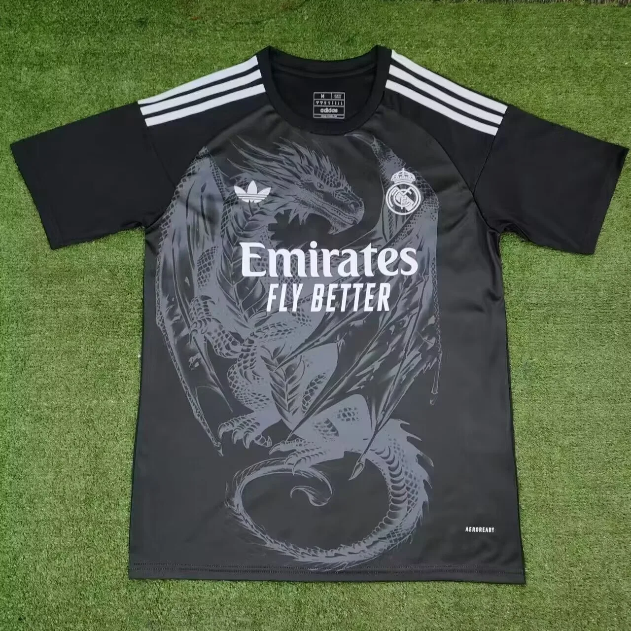 Real Madrid 2024 Maillot Black 24 Dragon