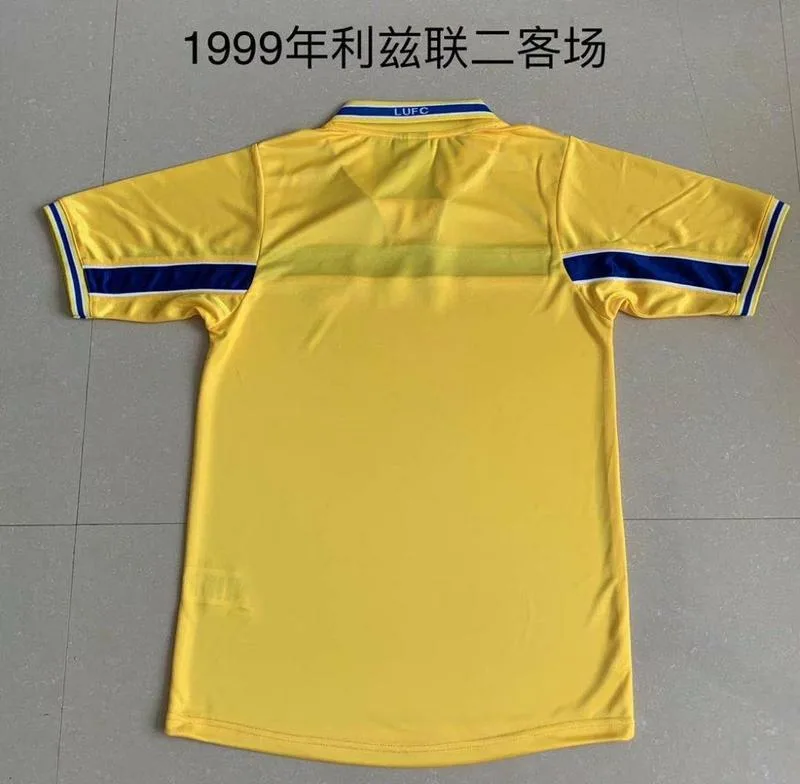 Leeds United 1999/00 Third Shirt Yellow