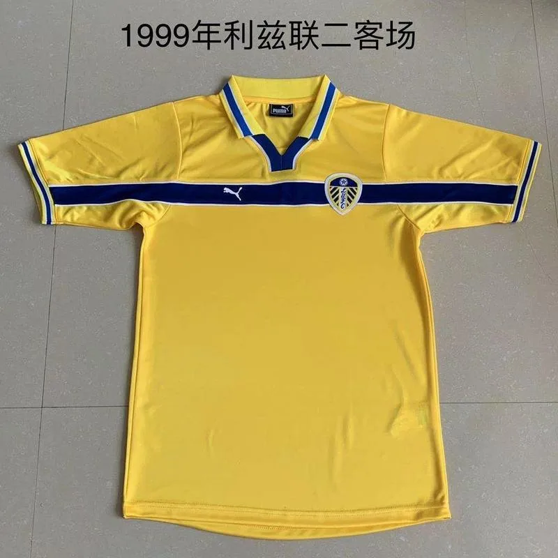 Leeds United 1999/00 Third Shirt Yellow — 2