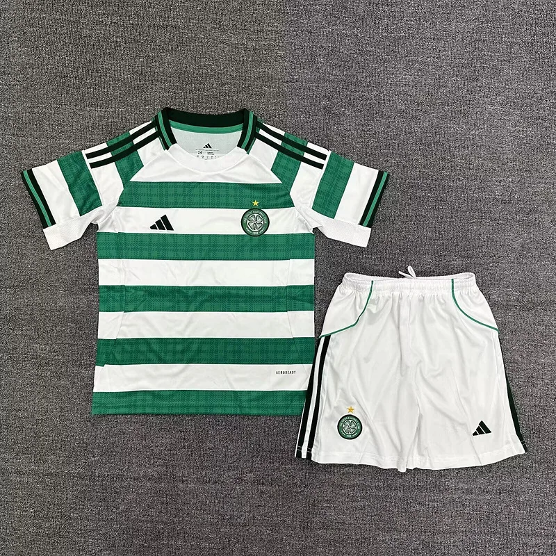 Celtic 2025/26 Home Kids Kit