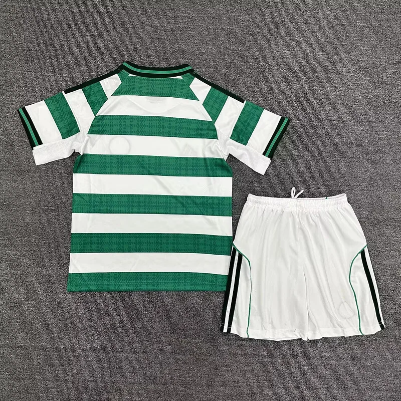 Celtic 2025/26 Home Kids Kit — 2