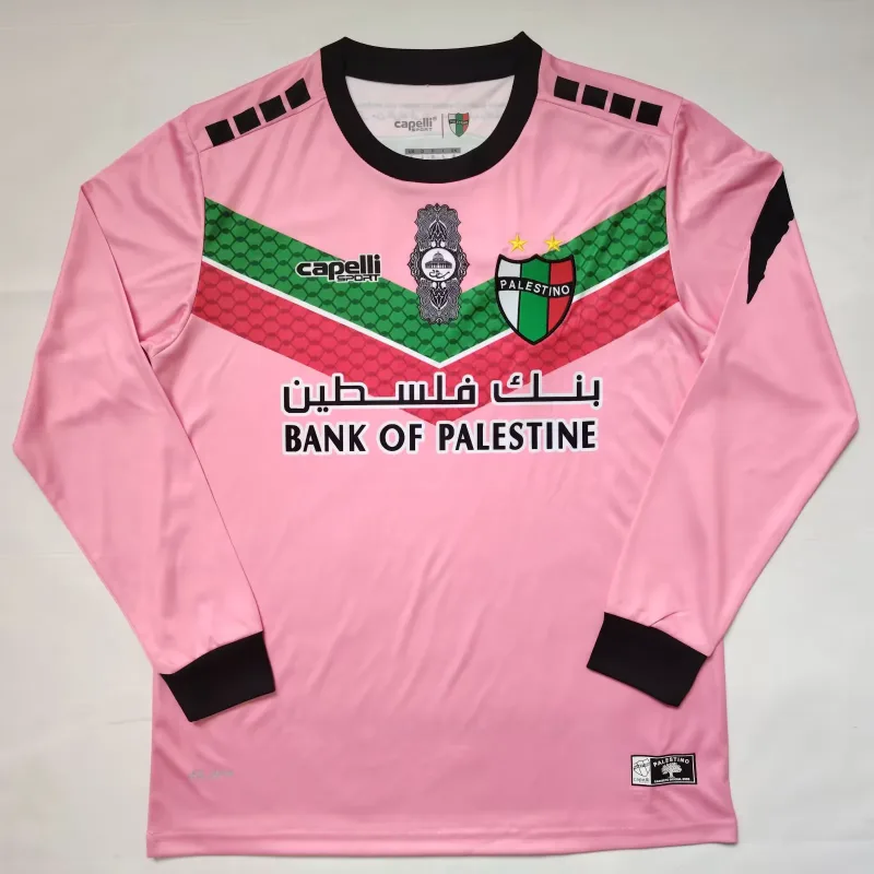 Palestino 2022/23 Shirt Long Sleeve Pink