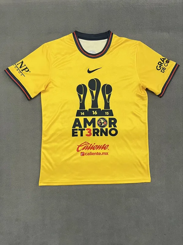 Club América 2024/25 Shirt Champions Yellow — 1