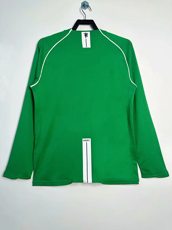 Manchester United 2007/08 Goalkeeper Shirt Long Sleeve Green — 2