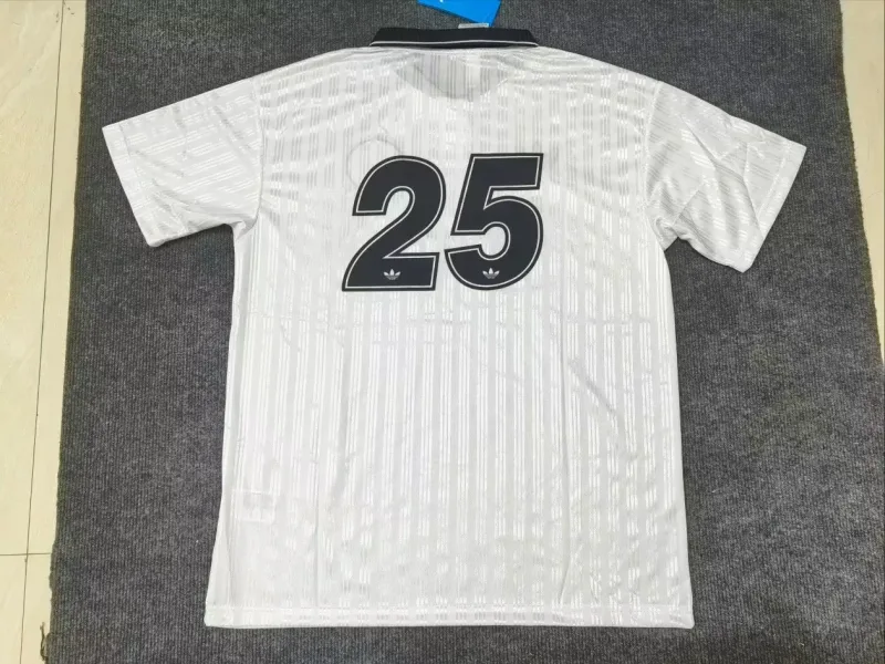 Ad X Oasis Tour Jacquard Font 2025/26 Camiseta White Adidas 25 — 1
