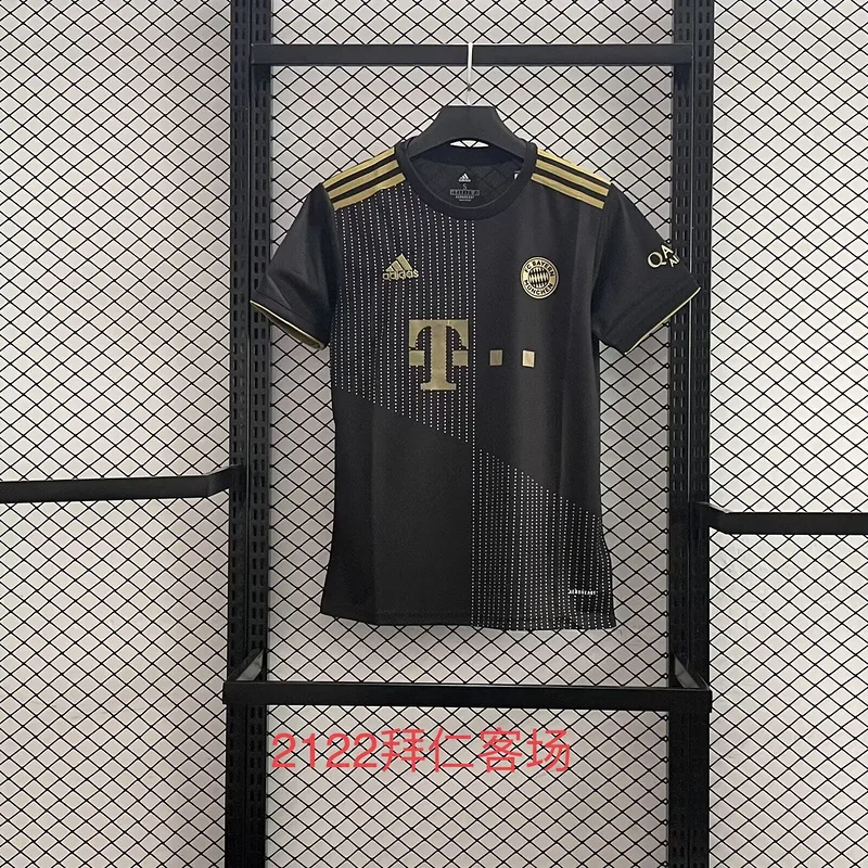 Bayern Munich 2021/22 Away Shirt Black — 1