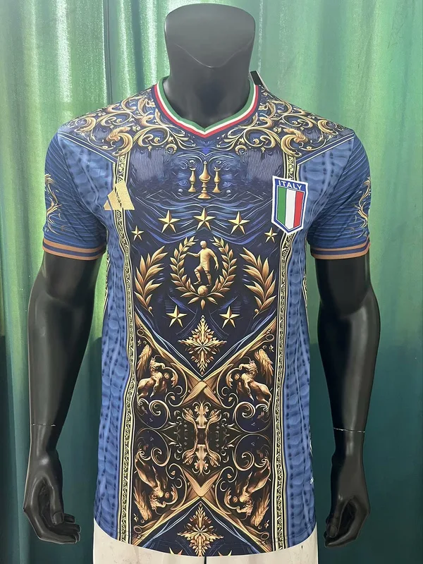 Italy 2024/25 Shirt Short Sleeve Special Edition Blue