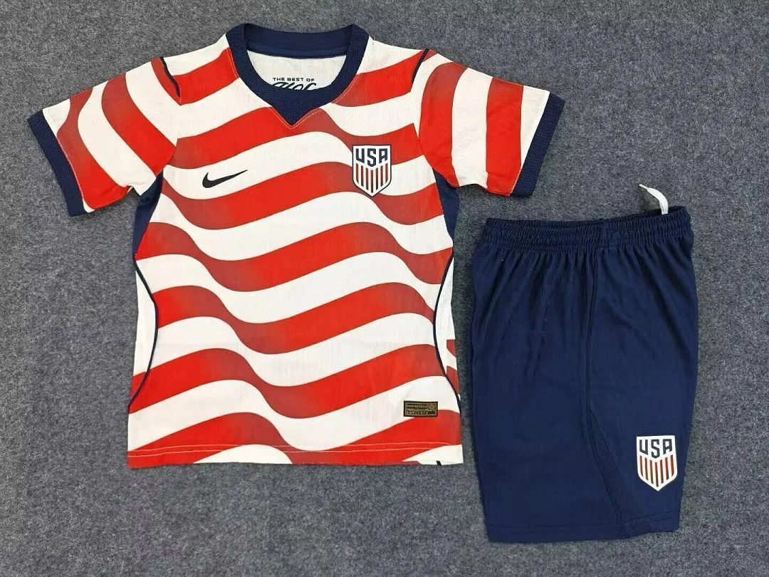 USA 2026 Home Kids Kit Player Version — 2