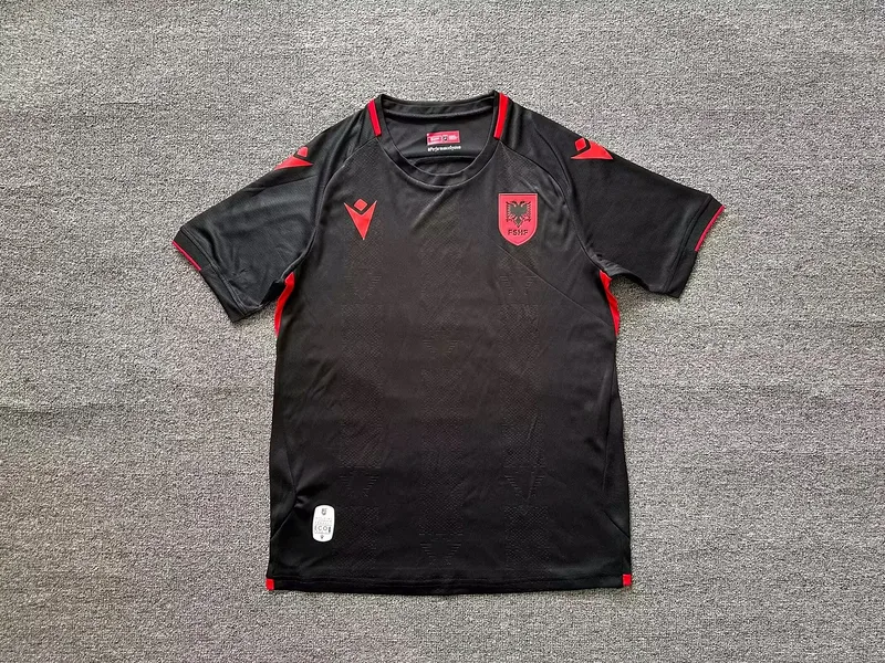 Albania 2024/25 Third Shirt Black — 2