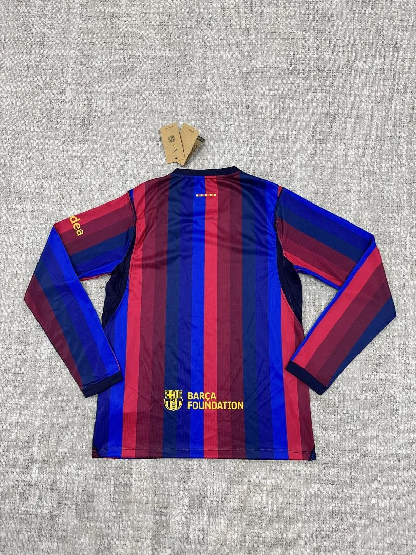 Barcelona 2026/27 Primera Equipación Camiseta Manga Larga — 1