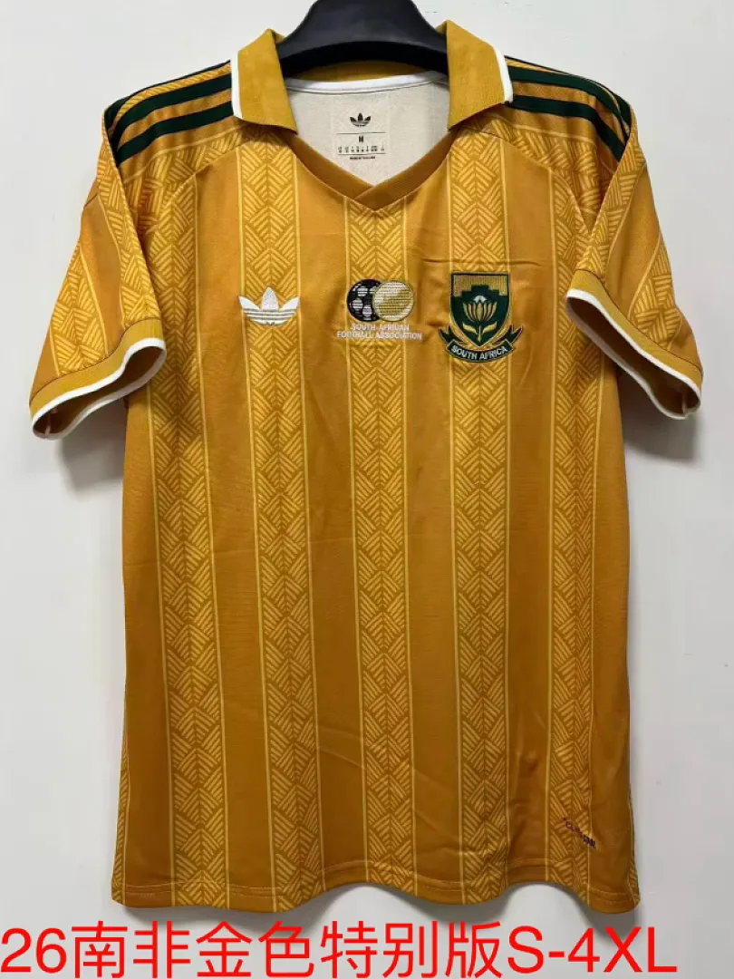 South Africa 2026 Shirt Concept Gold — 2