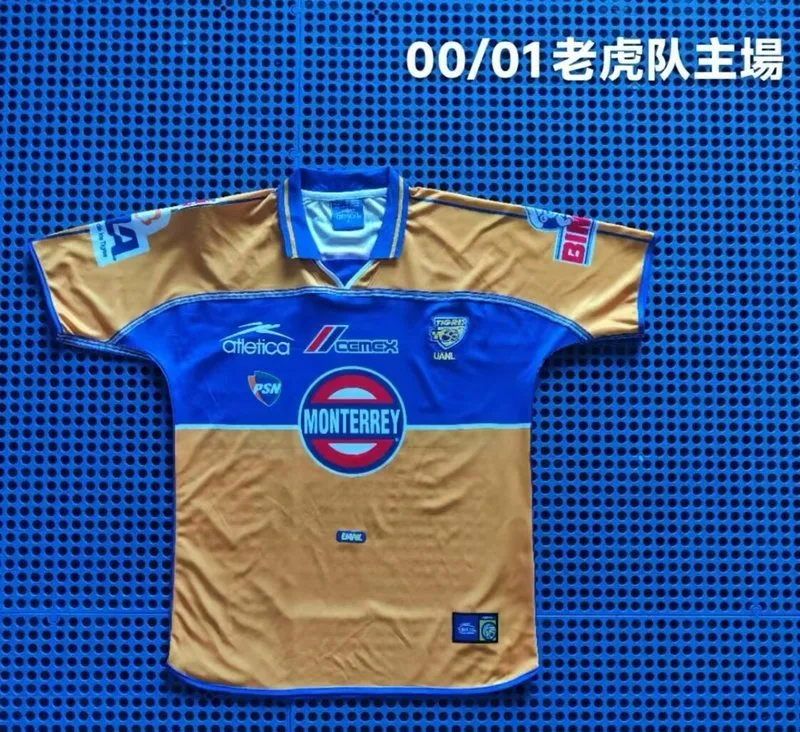 Tigres UANL 2000/01 Domicile Maillot — 2