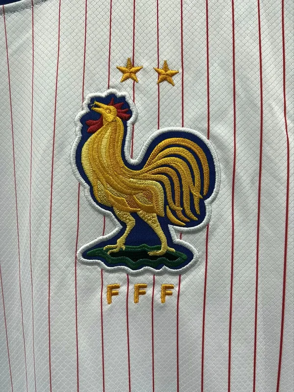 France 2024/25 Away Shirt Short Sleeve White