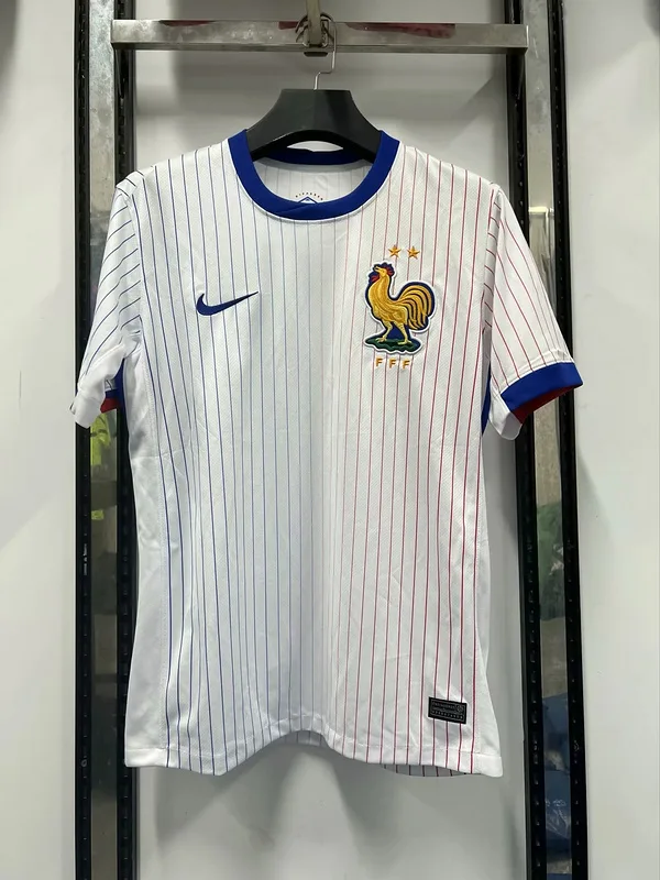 France 2024/25 Away Shirt Short Sleeve White — 2