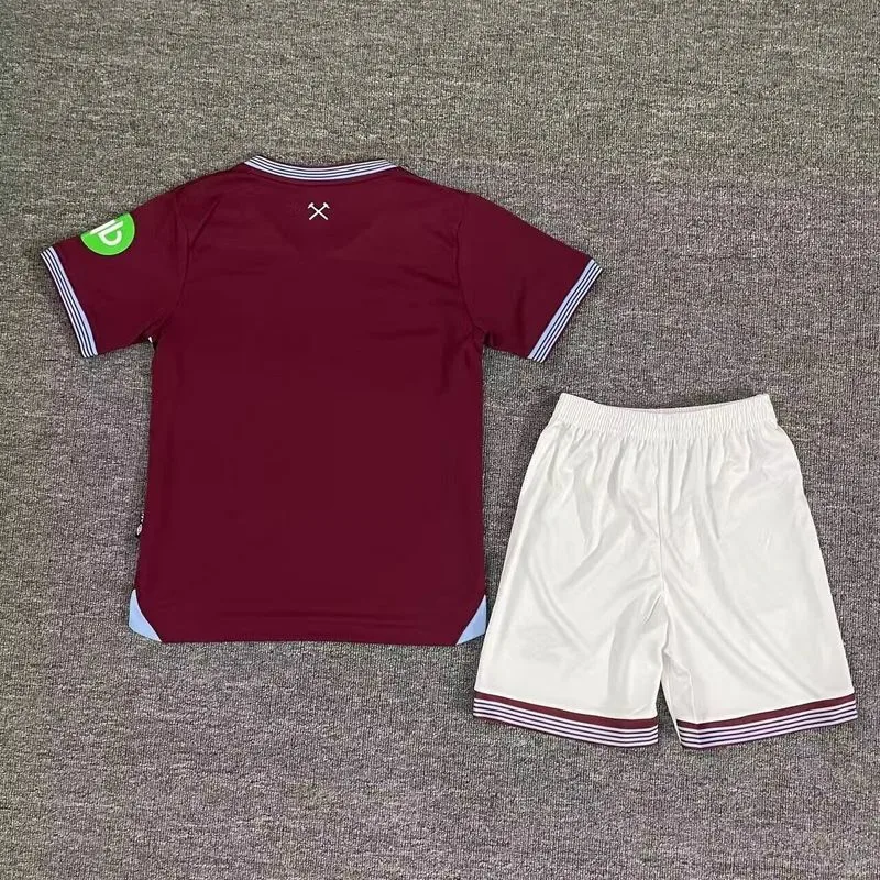 West Ham United 2025/26 Home Kids Kit