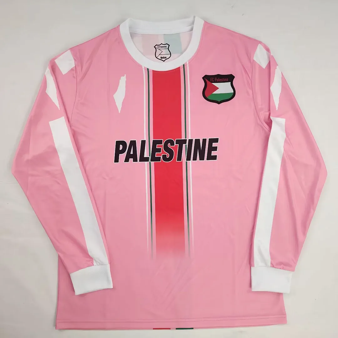 Palestine 2024/25 Maillot Manches Longues Pink — 1