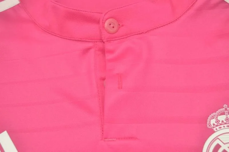 Real Madrid 2014/15 Away Shirt Long Sleeve Pink — 2