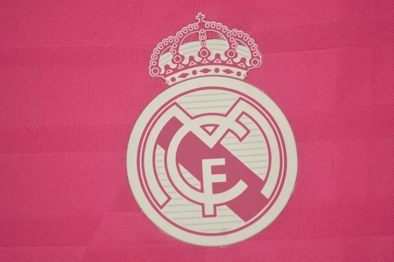 Real Madrid 2014/15 Away Shirt Long Sleeve Pink