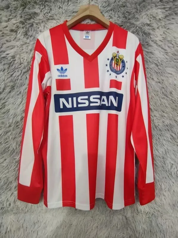 Chivas Guadalajara 1990/91 Home Shirt Long Sleeve — 2