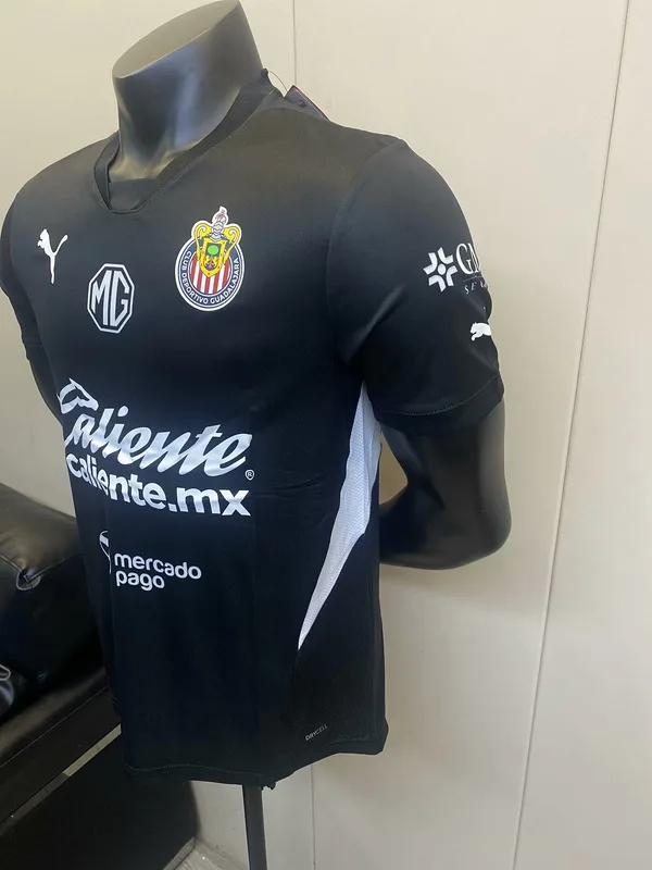 Chivas Guadalajara 2024/25 Goalkeeper Shirt Player Version Black — 2