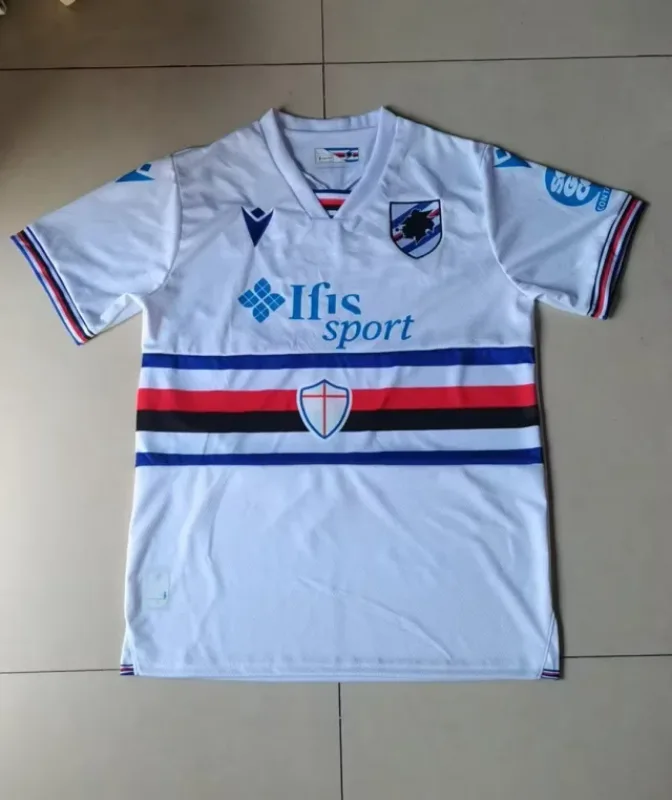 Sampdoria 2025/26 Extérieur Maillot Manches Courtes — 2
