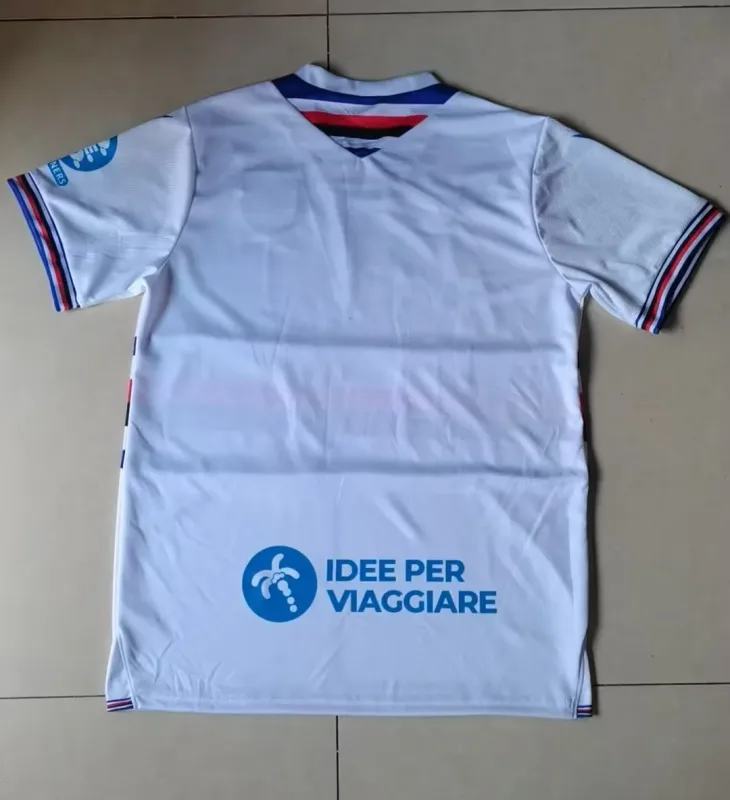 Sampdoria 2025/26 Extérieur Maillot Manches Courtes