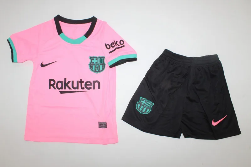 Barcelona 2020/21 Tercera Equipación Conjunto de Niño