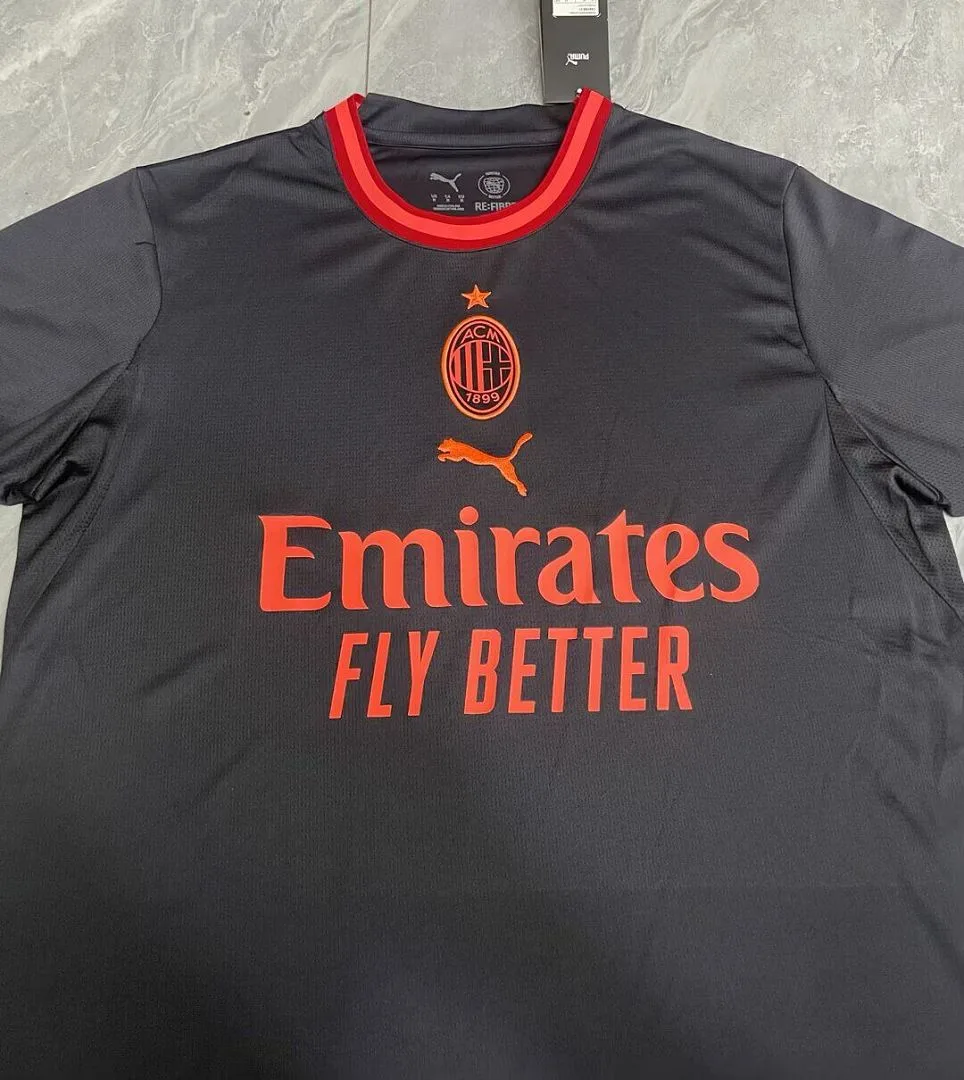 AC Milan 2026/27 Third Shirt Short Sleeve Black