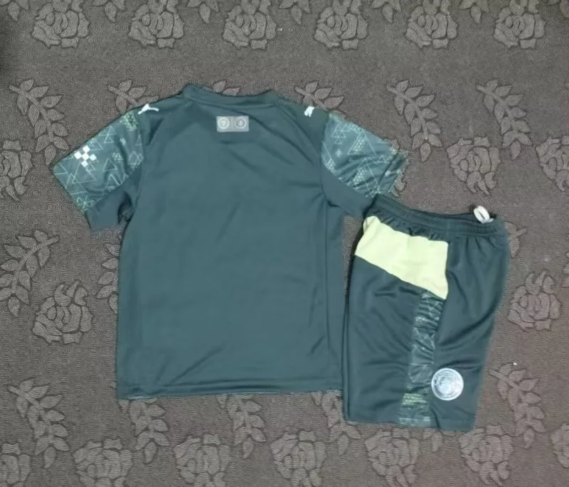 Manchester City 2025/26 Fourth Kids Kit — 2