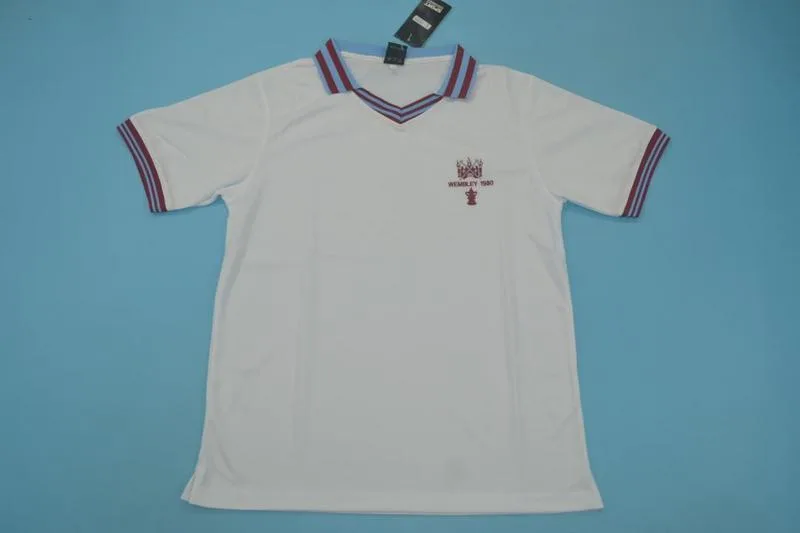 West Ham United 1980 Away Shirt White